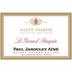 Paul Jaboulet Aîné Le Grand Pompée 2020 - Saint-Joseph AOP Rouge - Vin Français de Qualité - 75 cl -Cave de Noël Soldes 3105711150208 3