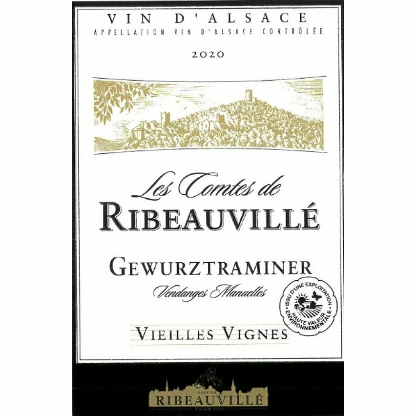 Les Comtes de Ribeauvillé Cuvée Prestige - Vieilles Vignes 2020 - Alsace Gewurztraminer AOP - Vin Blanc Moelleux - 75 cl - Meilleur Prix ⌛ 4 Les Comtes de Ribeauvillé Cuvée Prestige - Vieilles Vignes 2020 - Alsace Gewurztraminer AOP - Vin Blanc Moelleux - 75 cl - Meilleur Prix ⌛ – Image 2
