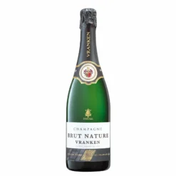 Champagne Vranken Nature Brut - 75 cl | Effervescent de Qualité | Idéal pour les Événements