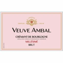 Crémant de Bourgogne Veuve Ambal Millésimé Brut 2019 - 75 cl | Grosses Soldes ✔️ -Cave de Noël Soldes 3299641116301 3