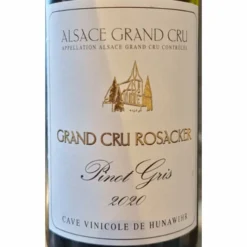 Cave Vinicole de Hunawihr 2020 - Alsace Pinot Gris Grand Cru AOP - Blanc Moelleux - 75 cl | Vin Français -Cave de Noël Soldes 3306995500752 3