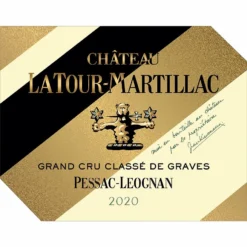 Promo 😍 Château Latour-Martillac 2020 - Pessac-Léognan AOP - Blanc Sec - 75 cl ❤️ | Vin Français -Cave de Noël Soldes 3508691220402 3