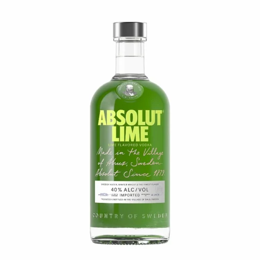 Vodka Absolut Lime, 40% vol. - 70 cl | Saveur Citronnée et Fraîcheur Inégalée -Cave de Noël Soldes 7312040551668 1