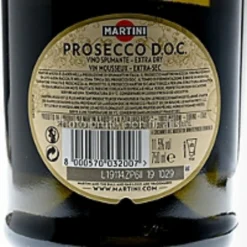 Martini Prosecco Italie Secco - Effervescent Italien 75 cl - Idéal pour les Apéritifs -Cave de Noël Soldes 8000570032007 3