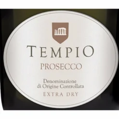 Vente flash ⌛ Prosecco Tempio DOC Extra Dry Italie 75cl - Effervescent de Qualité -Cave de Noël Soldes 8010719758101 3